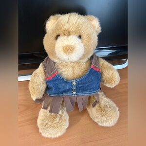Vintage build a bear 1997 plush toy with clothes